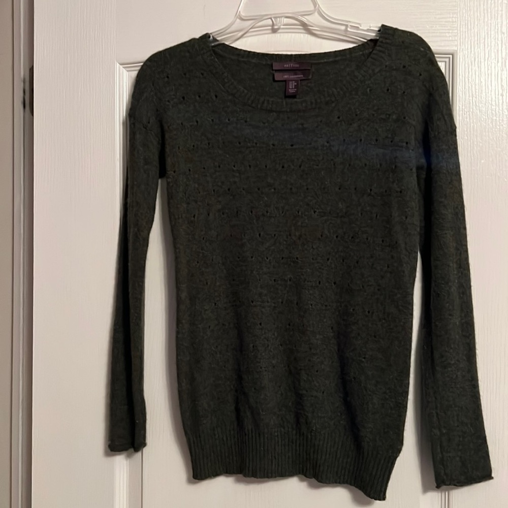 Saffron cashmere sweater